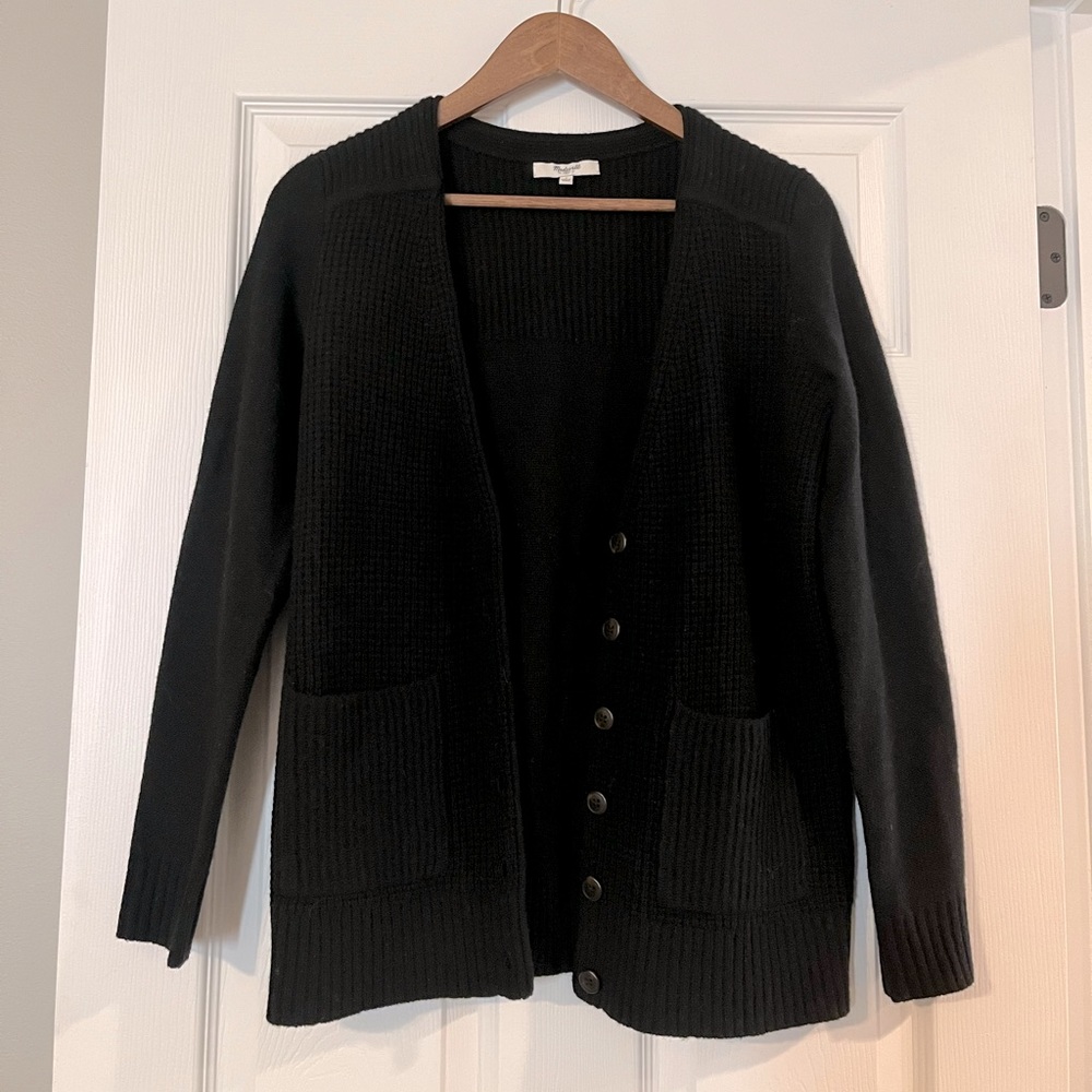 Womens black madewell cardigan